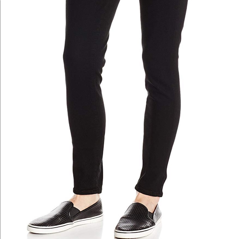 Paige black skinny maternity jeans